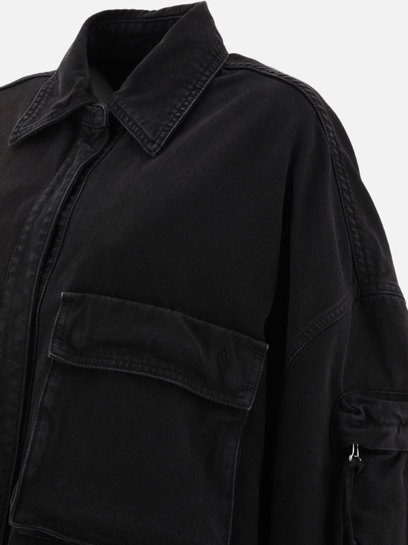 Long coats Solid colour  Black - The Attico Women | PDP | VIETTI Online Store | Zoom-Modal_3

