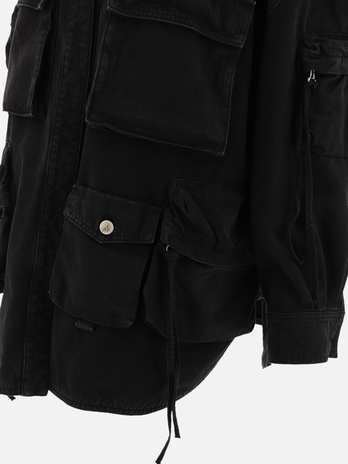 Long coats Solid colour  Black - The Attico Women | PDP | VIETTI Online Store | thumbnail_4