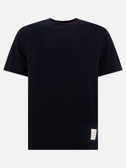 Thom Browne T-shirt with side slits Blue