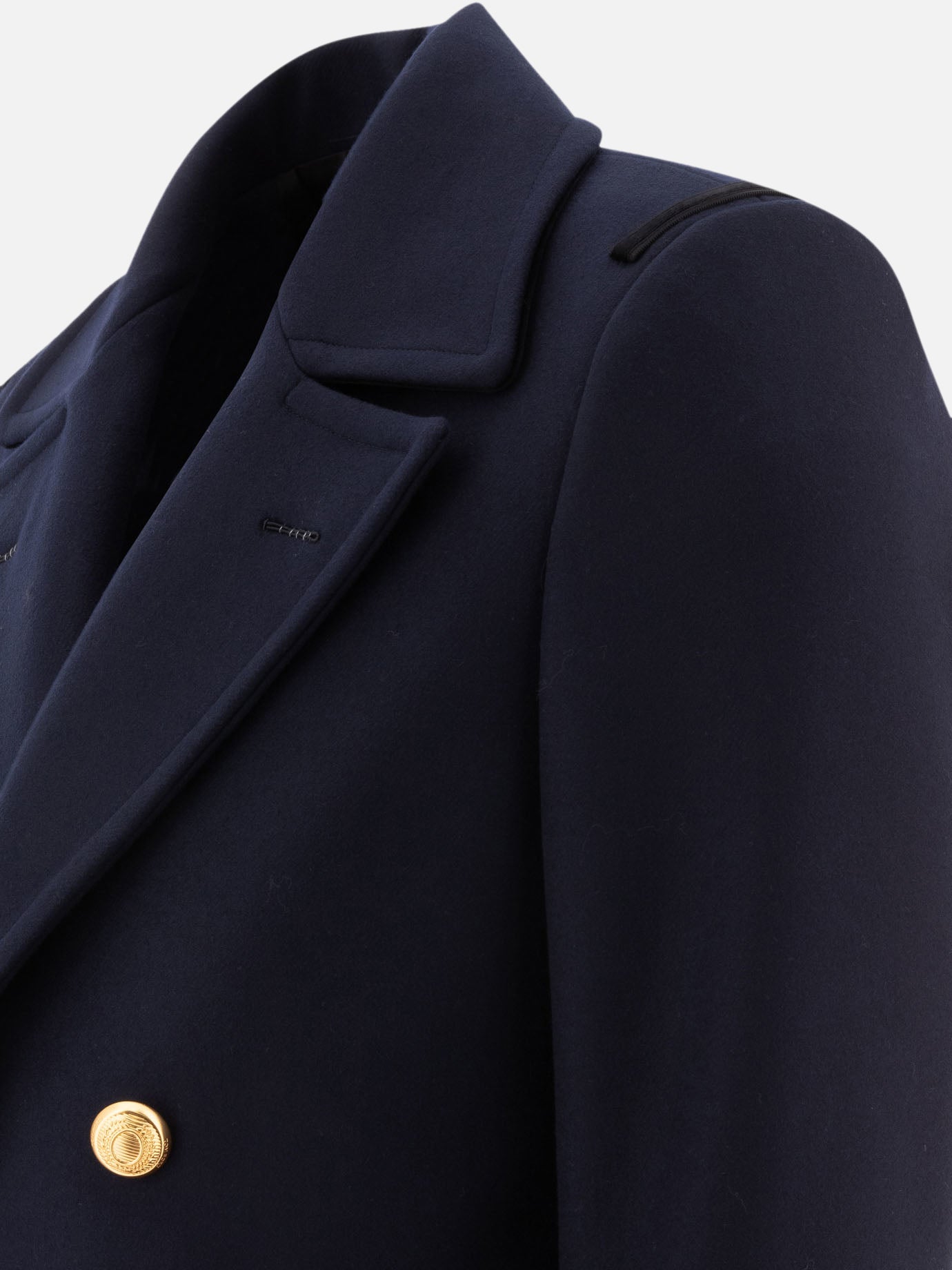 Long coats Solid colour  Blue - Tom Ford Men | PDP | VIETTI Online Store | Zoom-Modal_4
