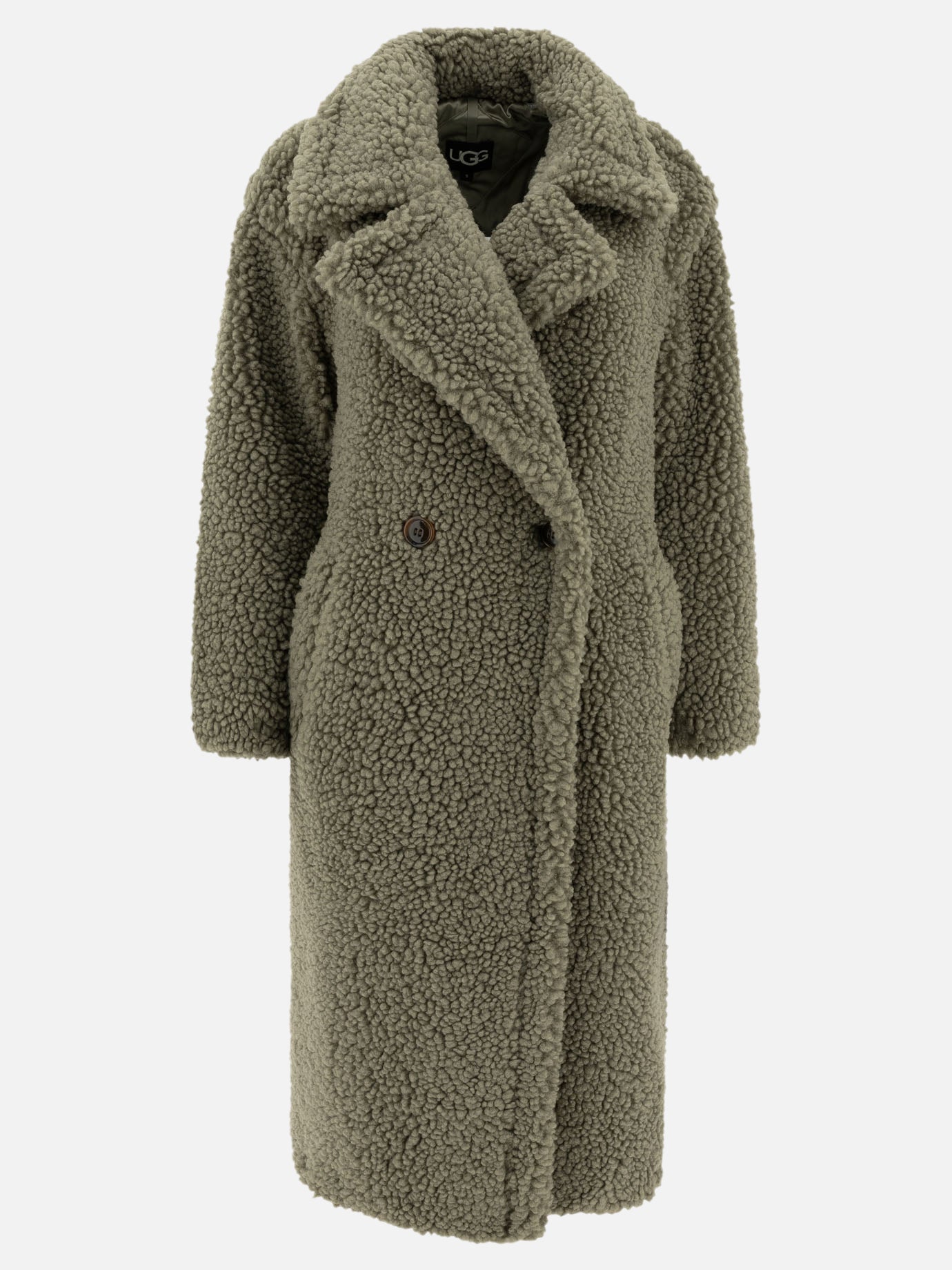Long coats Solid colour  Green - Ugg Women | PDP | VIETTI Online Store | Zoom-Modal
