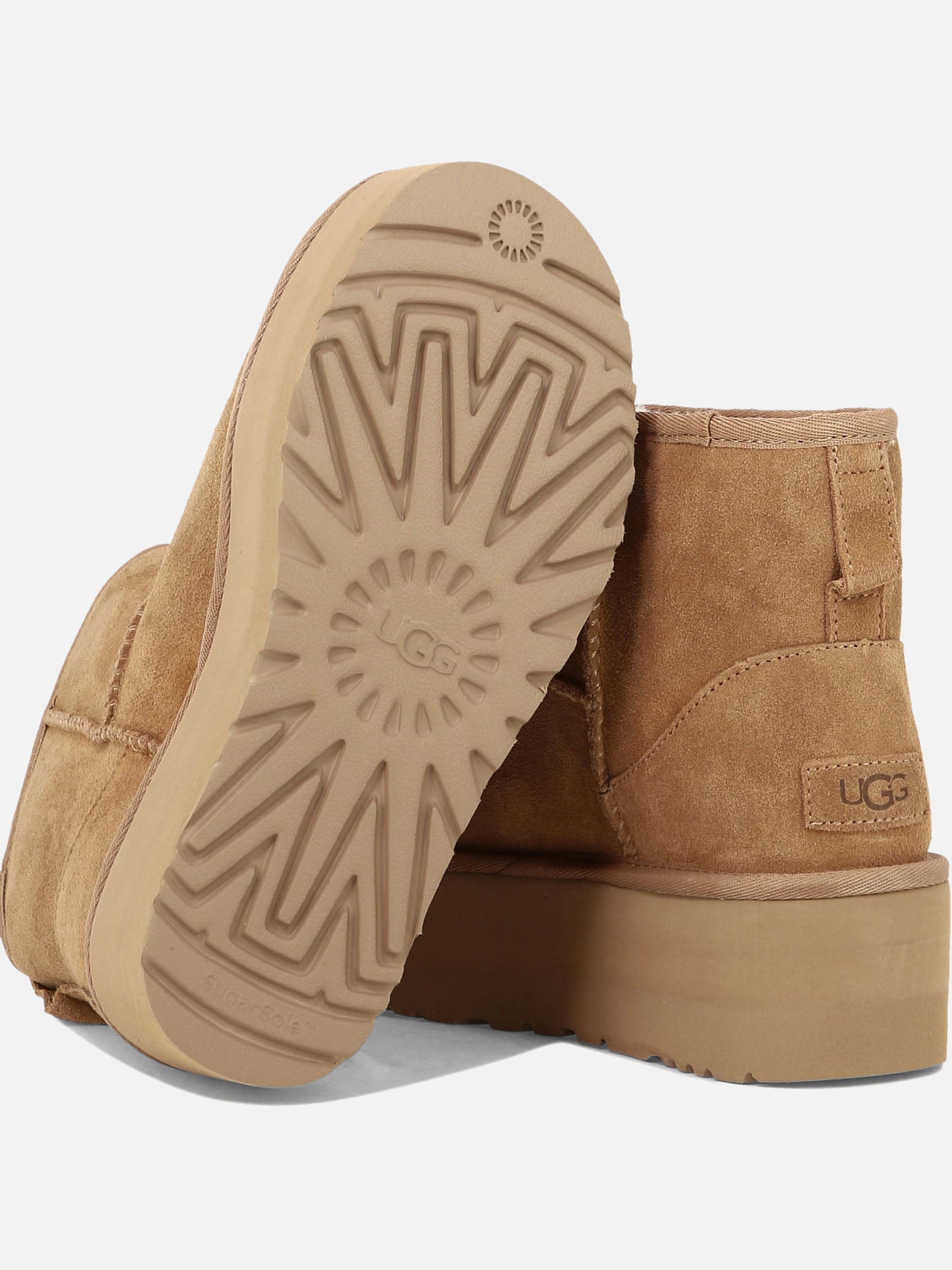 Pull-on boots 100% leather - 100% rubber  Beige - Ugg Women | PDP | VIETTI Online Store | thumbnail_5