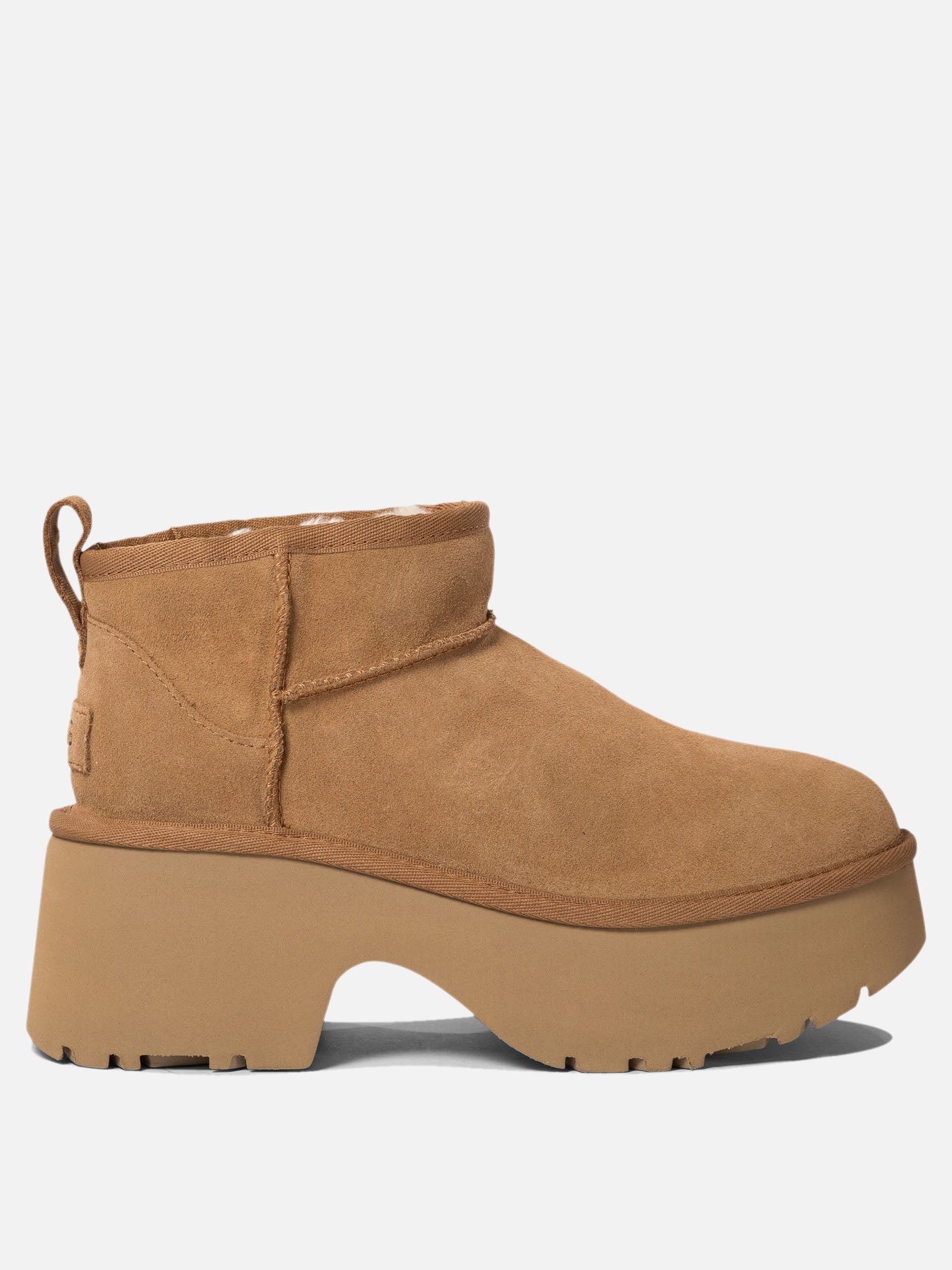 Ugg "Classic Ultra Mini New Heights" ankle boots Beige