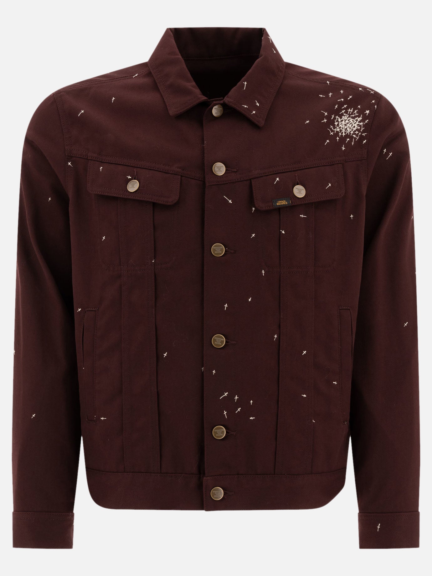 Denim jackets Solid colour  Bordeaux - Undercover Men | PDP | VIETTI Online Store | thumbnail