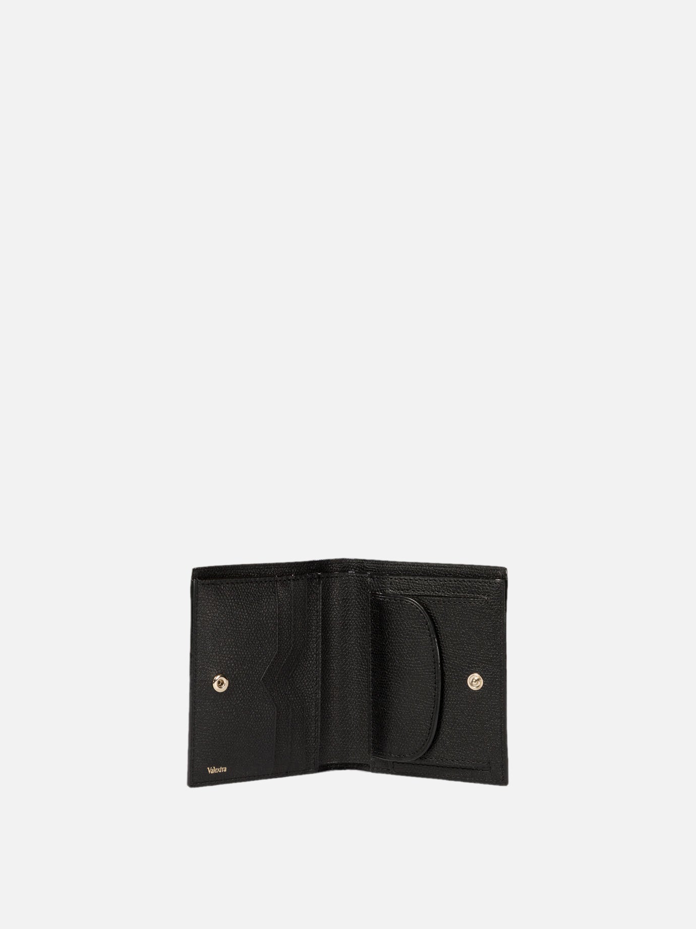 Valextra "3 CC" compact wallet Black