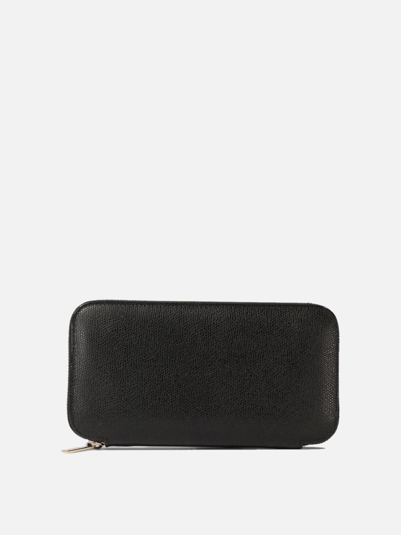 Valextra "10 CC" wallet with zip Black