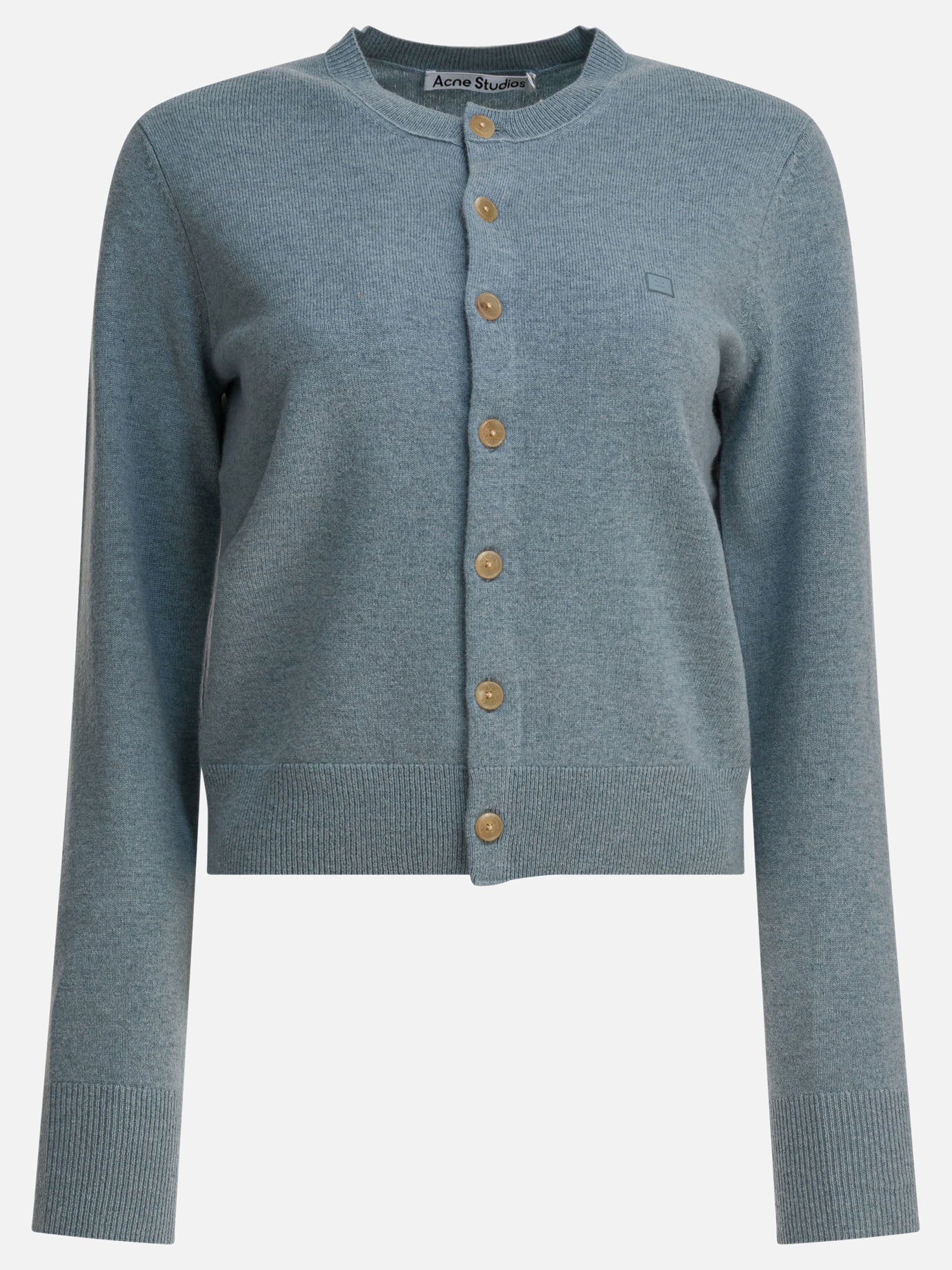 Cardigans Solid colour  Light blue - Acne Studios Women | PDP | VIETTI Online Store | Zoom-Modal
