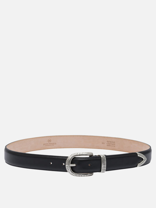 Leather belts 100% leather  Black - Adriano Meneghetti Women | PLP | VIETTI Online Store 
