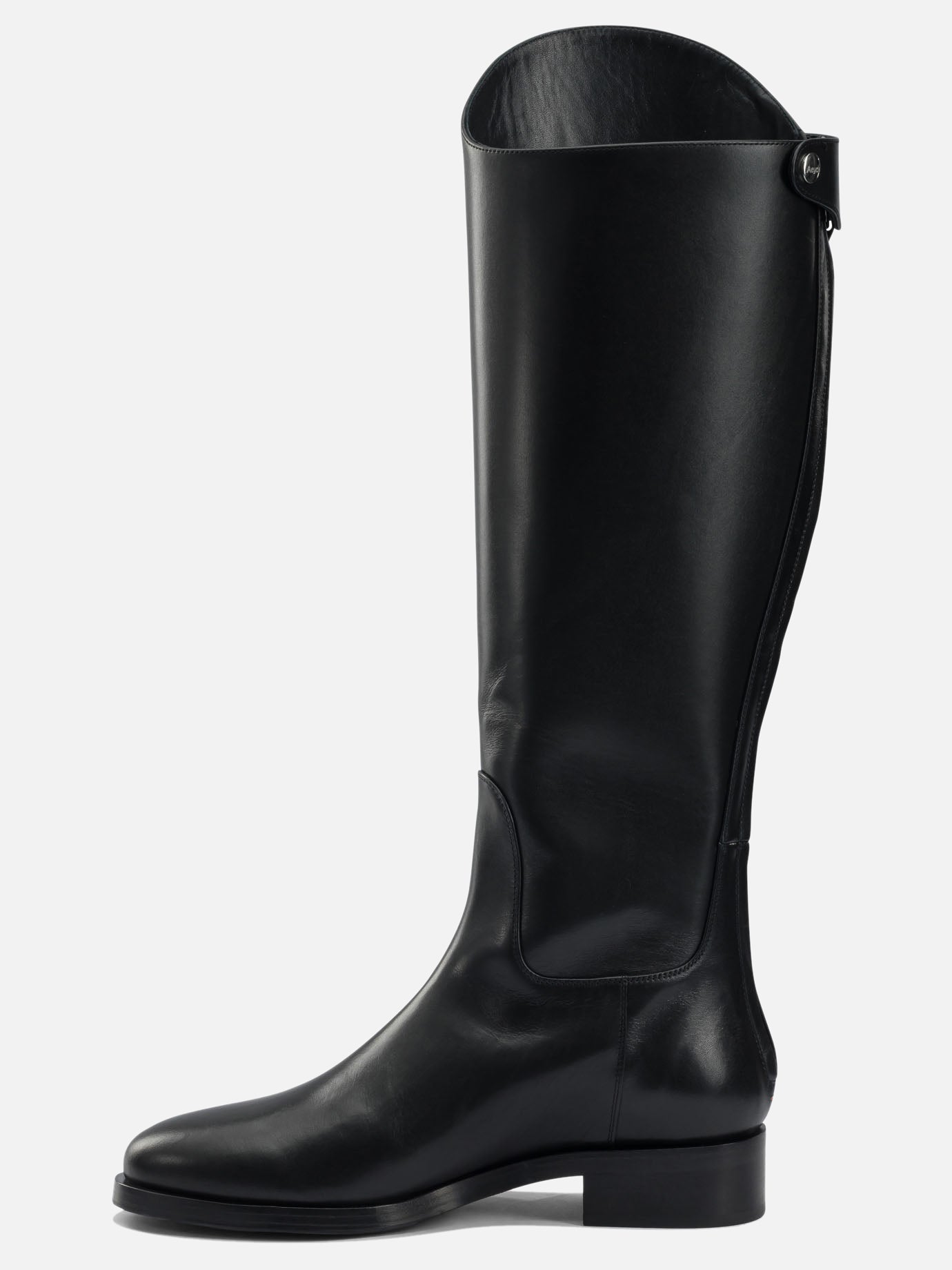 Knee-high 100% leather - 70% leather 30% rubber  Black - Aeyde Women | PDP | VIETTI Online Store | thumbnail_3