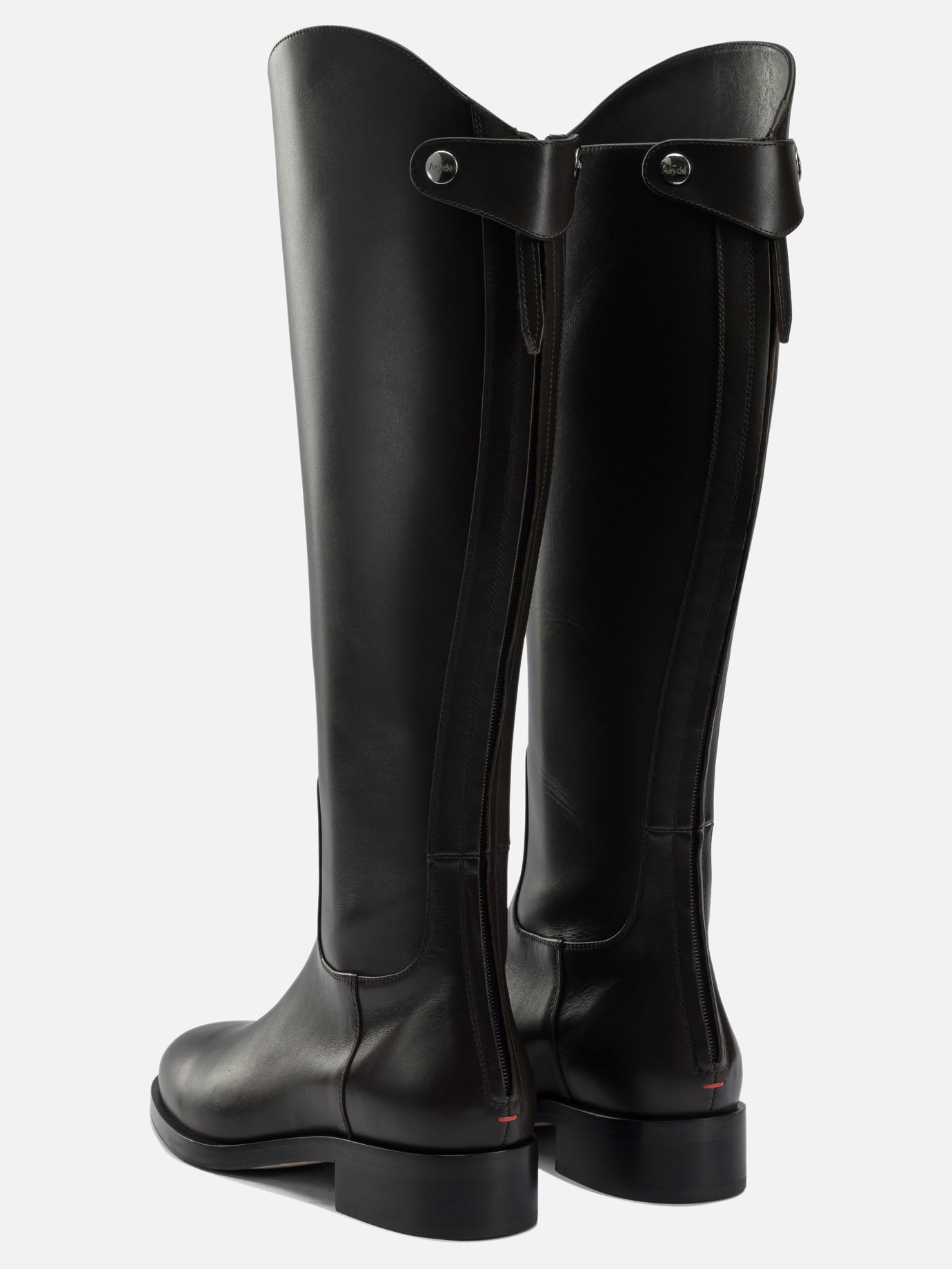 Knee-high 100% leather - 70% leather 30% rubber  Brown - Aeyde Women | PDP | VIETTI Online Store | thumbnail_4