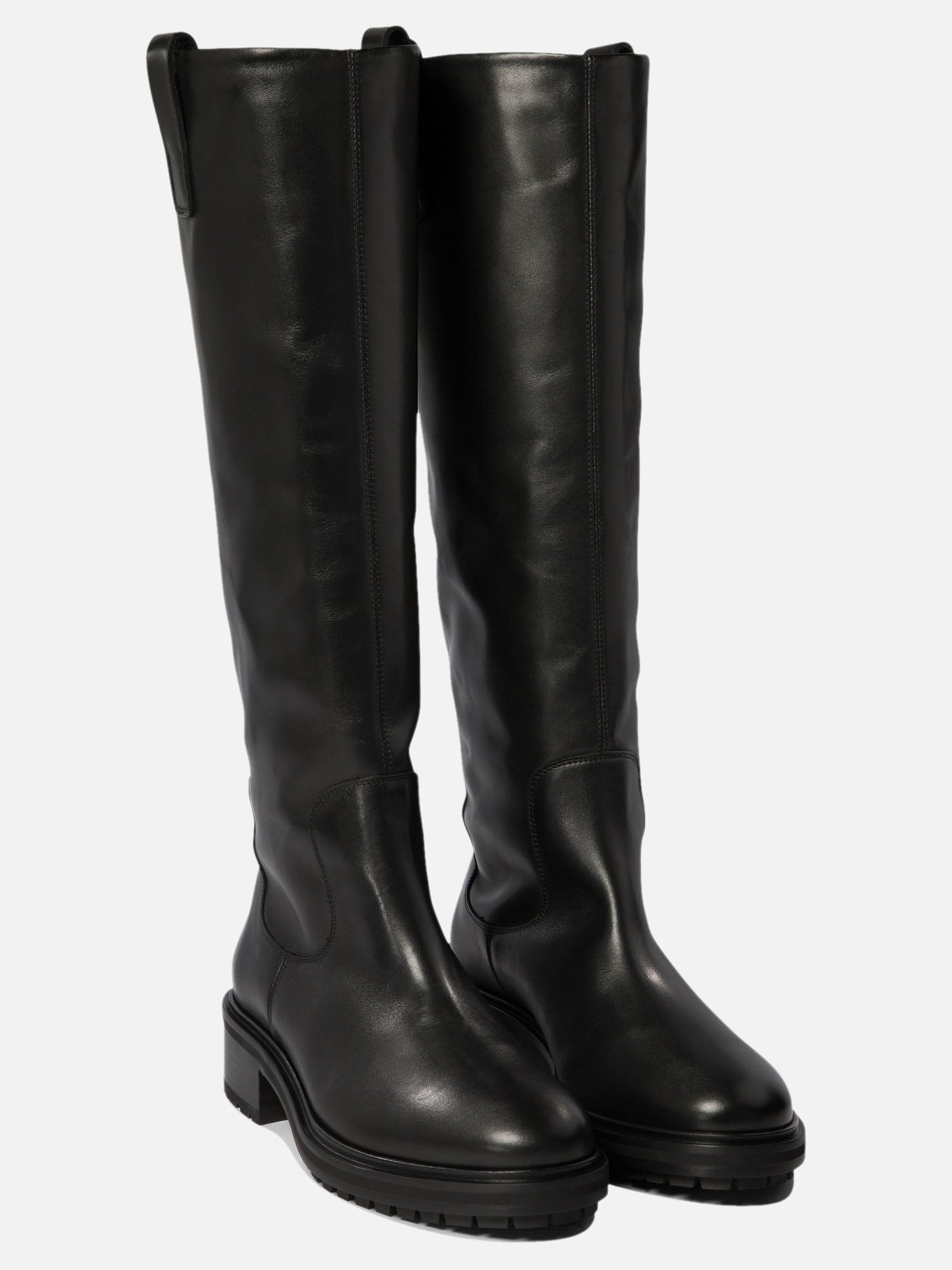 Knee-high 100% leather - 100% rubber  Black - Aeyde Women | PDP | VIETTI Online Store | Zoom-Modal_2
