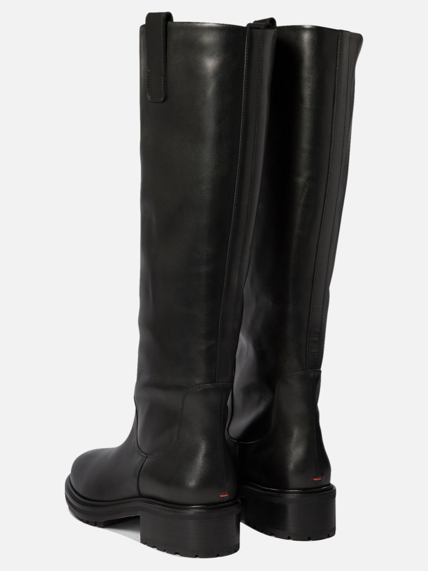 Knee-high 100% leather - 100% rubber  Black - Aeyde Women | PDP | VIETTI Online Store | thumbnail_4