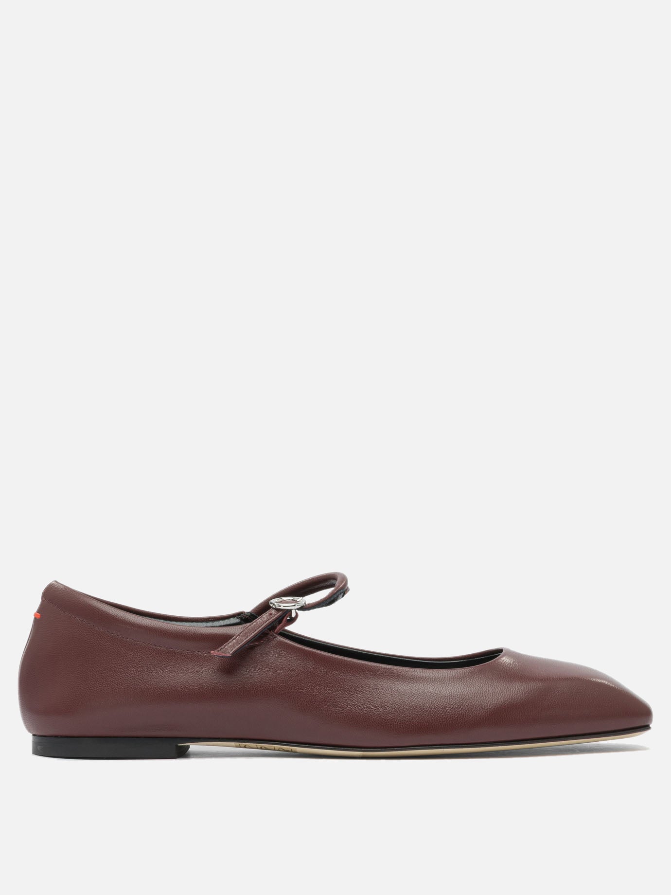 Mary Jane ballet flats 100% leather - 100% leather  Bordeaux - Aeyde Women | PDP | VIETTI Online Store | thumbnail