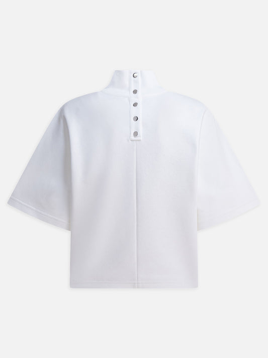 Alaïa T-shirt with high neck 10345556_36 White 2