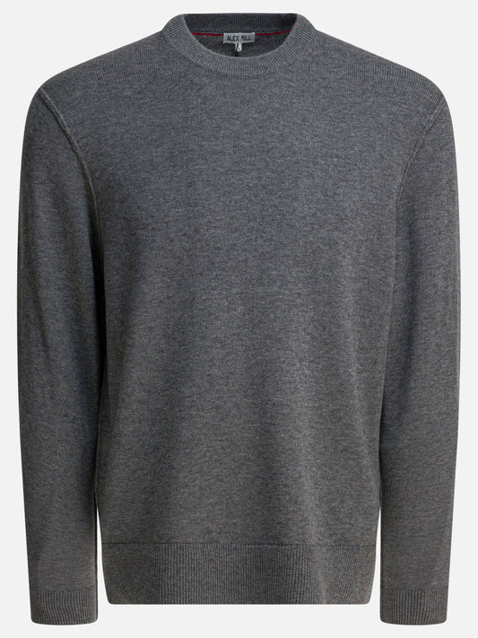 Crewneck sweaters Solid colour  Grey - Alex Mill Men | VIETTI Online Store 
