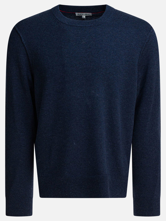 Crewneck sweaters Solid colour  Blue - Alex Mill Men | VIETTI Online Store 
