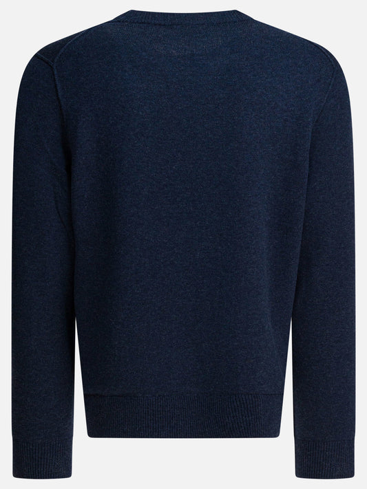 Crewneck sweaters Solid colour  Blue - Alex Mill Men | VIETTI Online Store | 2
