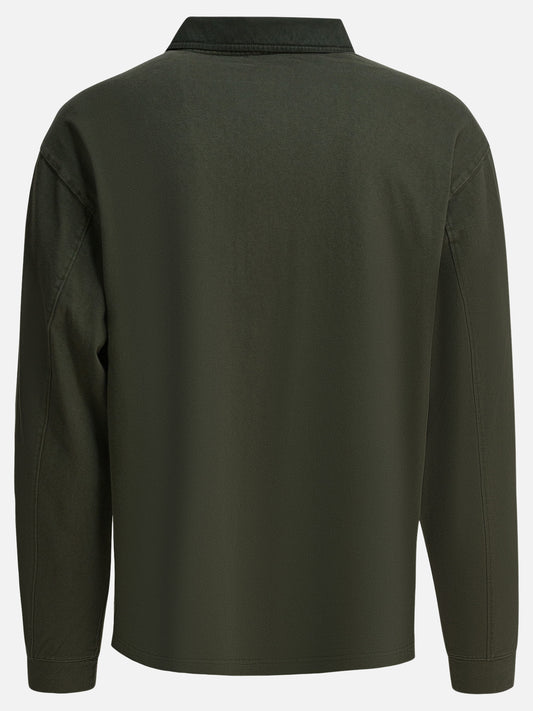 Polo shirts with buttons Solid colour  Green - Alex Mill Men | PLP | VIETTI Online Store | 2
