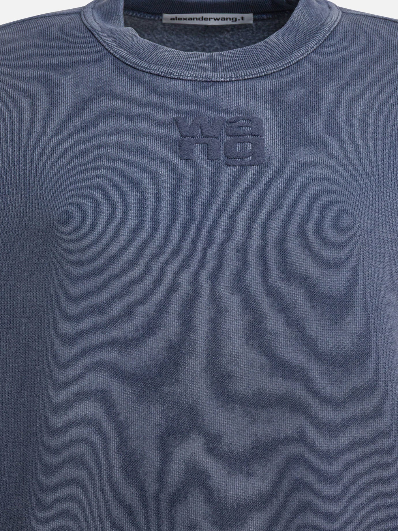 Crewnecks Logo  Blue - Alexander Wang Women | PDP | VIETTI Online Store | thumbnail_3