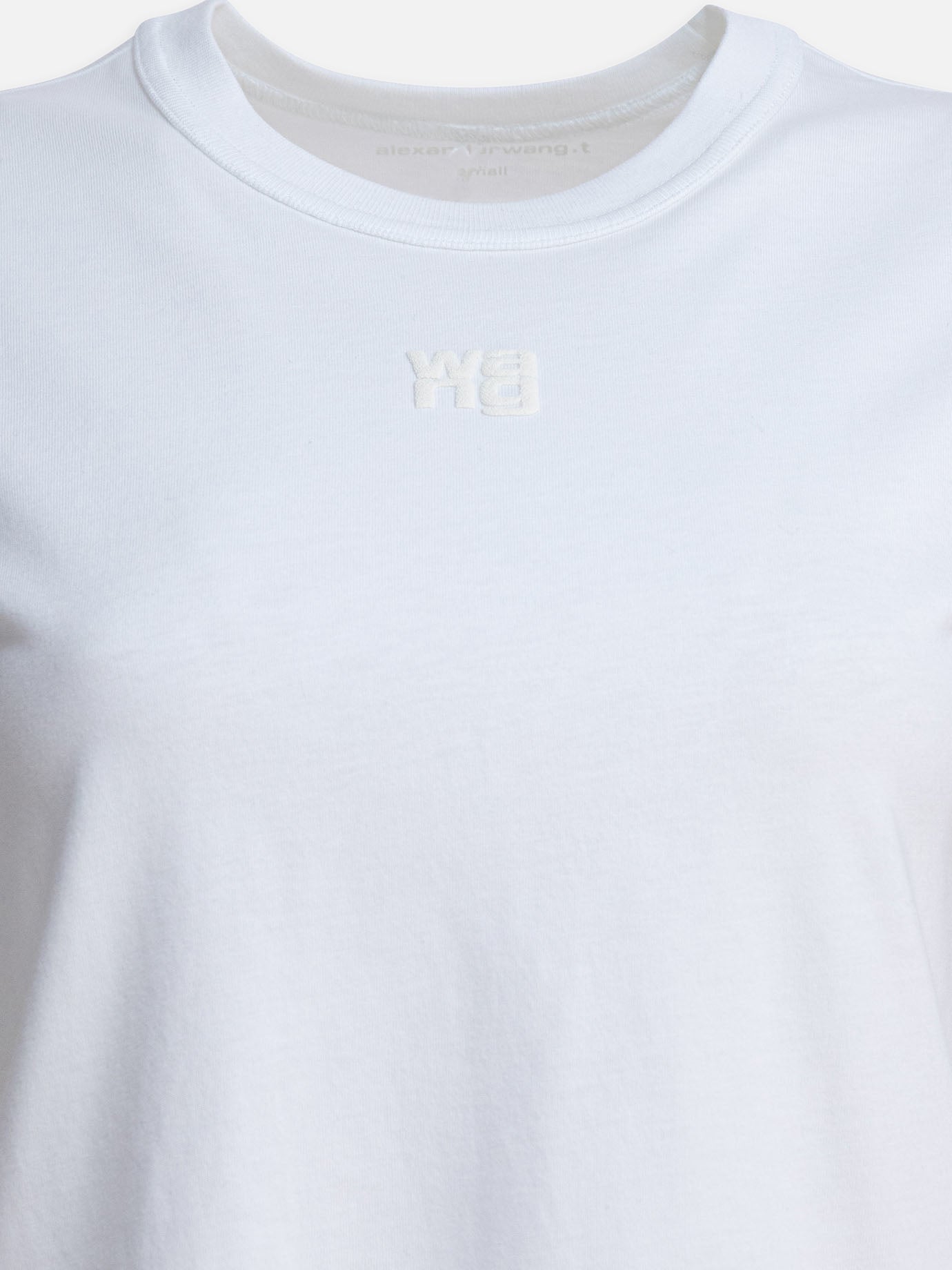 Crewneck t-shirts Logo  White - Alexander Wang Women | PDP | VIETTI Online Store | thumbnail_3