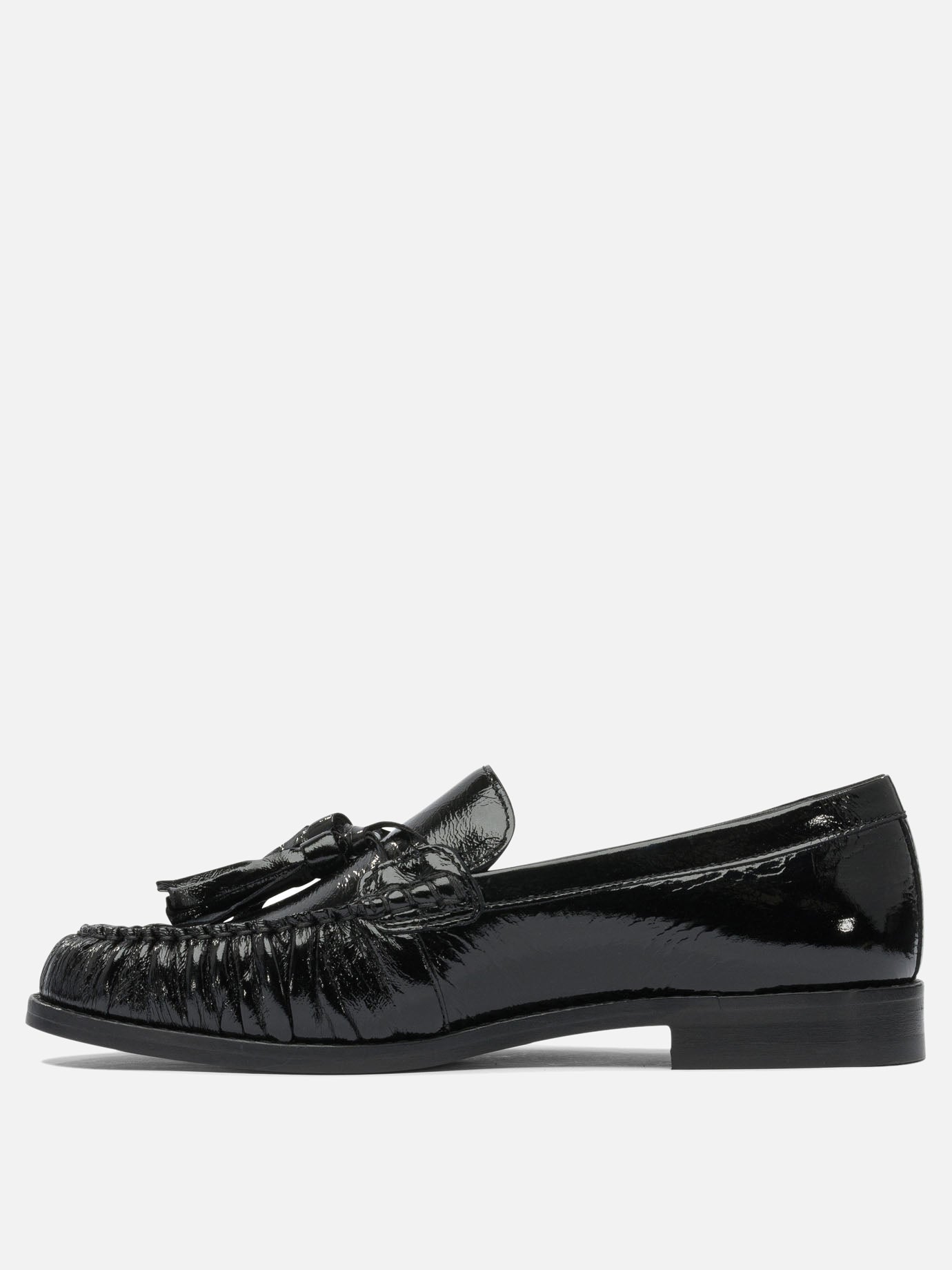 Loafers 100% goat leather - 100% cuerolite  Black - Alohas Women | PDP | VIETTI Online Store | thumbnail_3