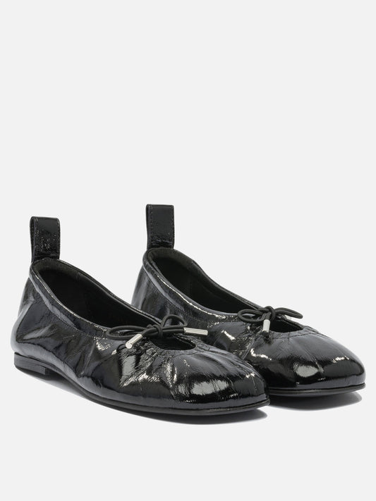 Classic ballet flats 100% Goat Leather - 100% Cuerolite  Black - Alohas Women | PLP | VIETTI Online Store | 2
