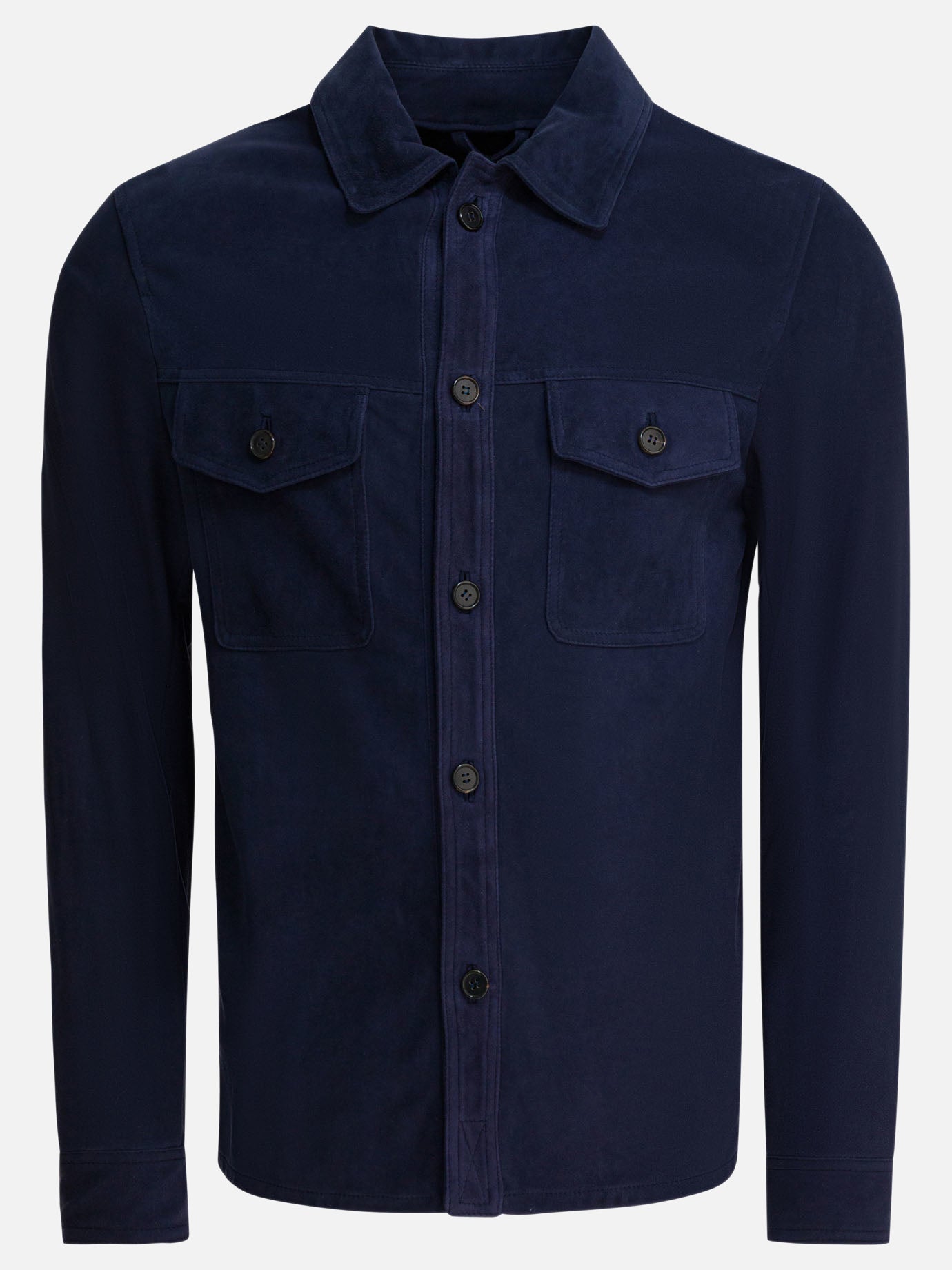 Overshirt jackets Solid colour  Blue - Altum Men | PDP | VIETTI Online Store | Zoom-Modal
