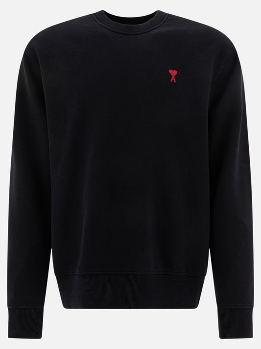 Crewnecks Logo  Black - Ami Paris Men | PDP | VIETTI Online Store 
