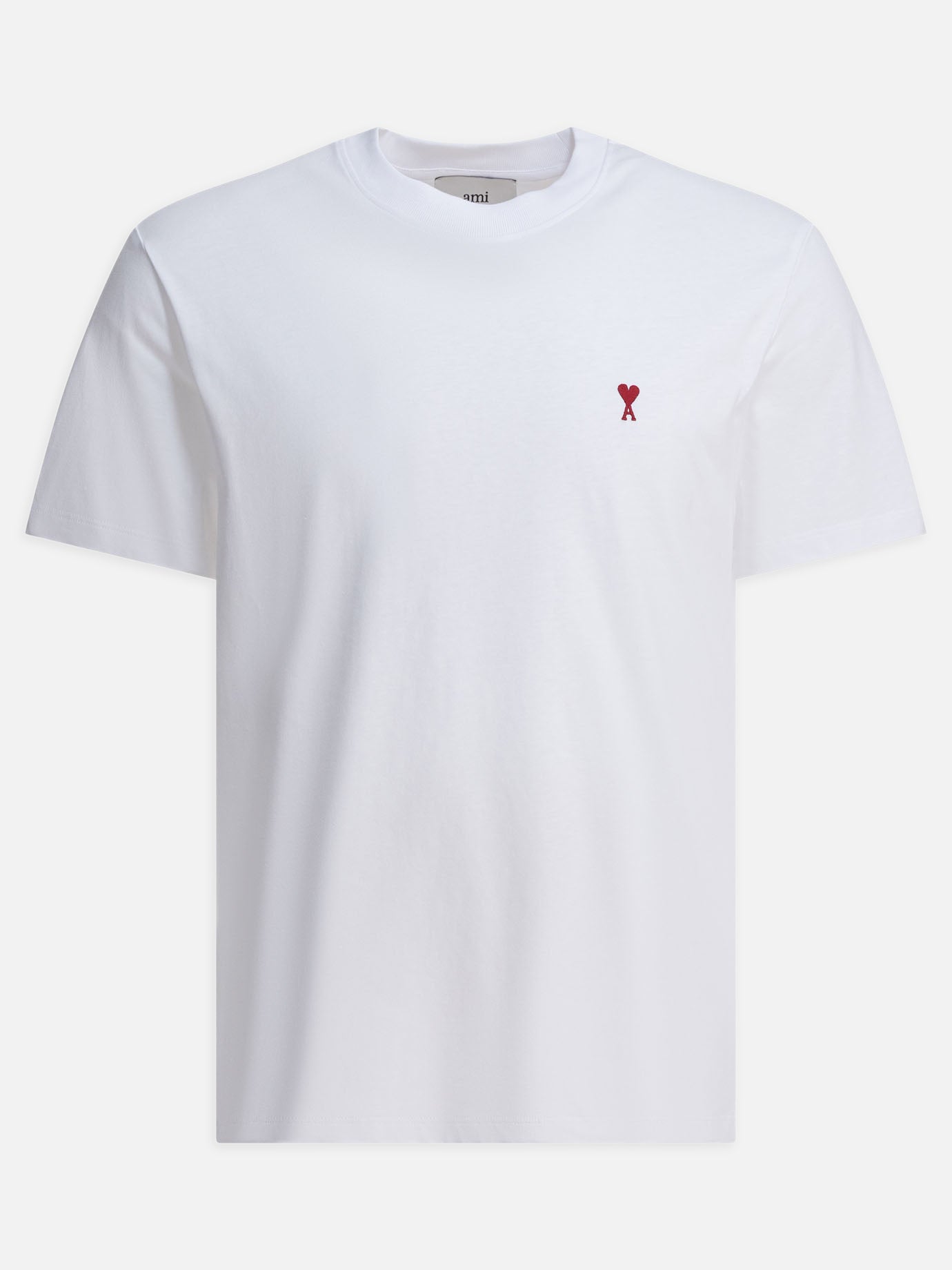 Crewneck t-shirts Logo  White - Ami Paris Men | PDP | VIETTI Online Store | thumbnail