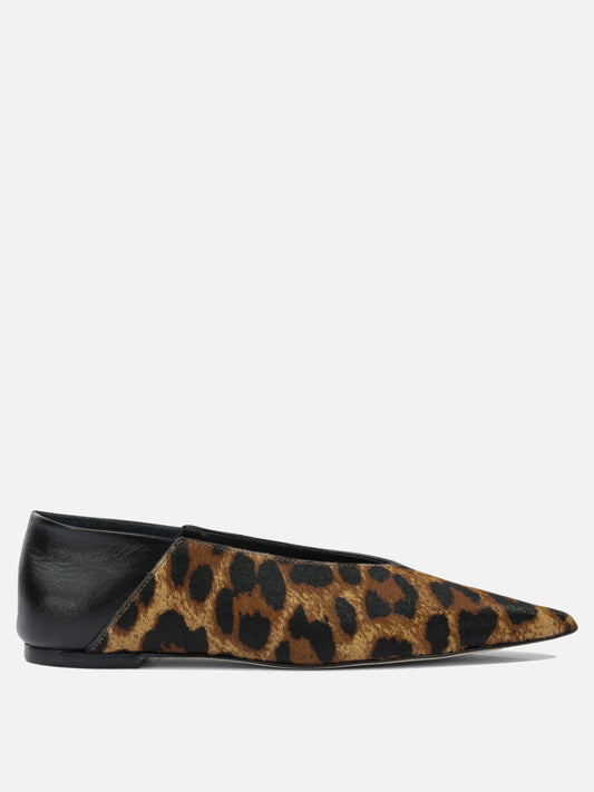 Classic ballet flats 100% calf leather - 100% leather  Brown - Ammb Milano Women | PDP | VIETTI Online Store 
