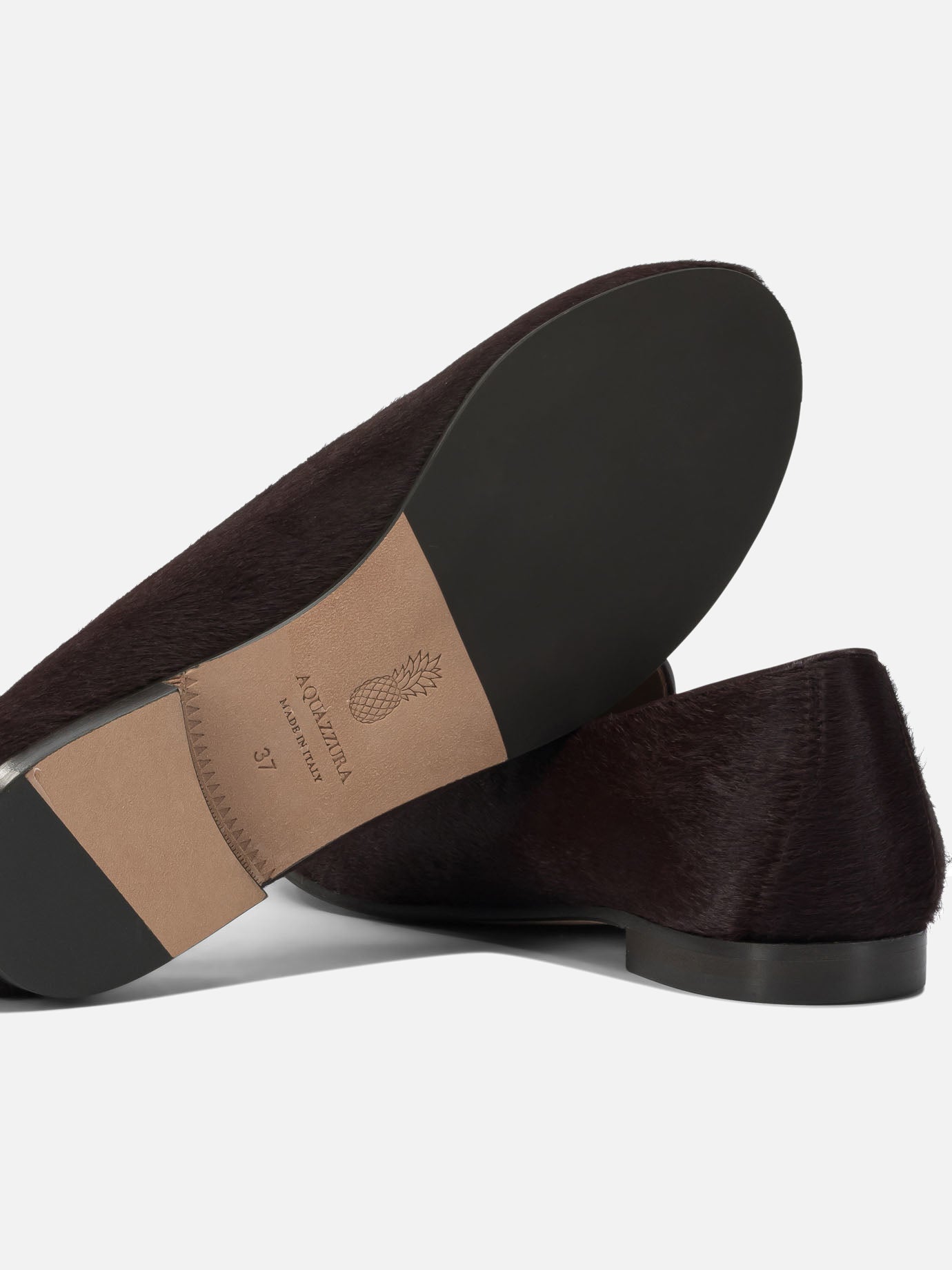 Loafers 80% hair calf leather 20% crossbred leather - 100% calf leather  Bordeaux - Aquazzura Women | PDP | VIETTI Online Store | Zoom-Modal_5
