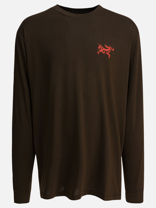 Crewneck t-shirts Logo  Brown - Arc'teryx Men | PLP | VIETTI Online Store 
