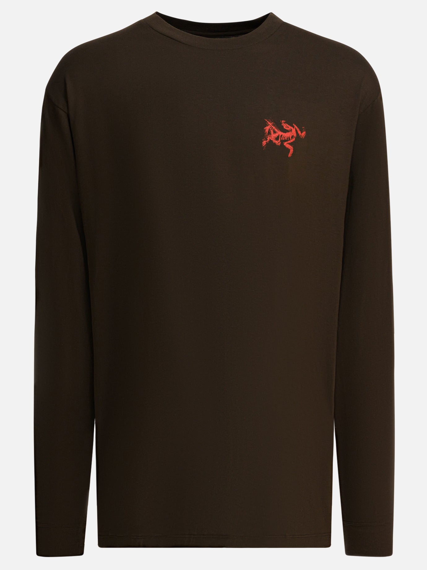 Crewneck t-shirts Logo  Brown - Arc'teryx Men | PDP | VIETTI Online Store | Zoom-Modal
