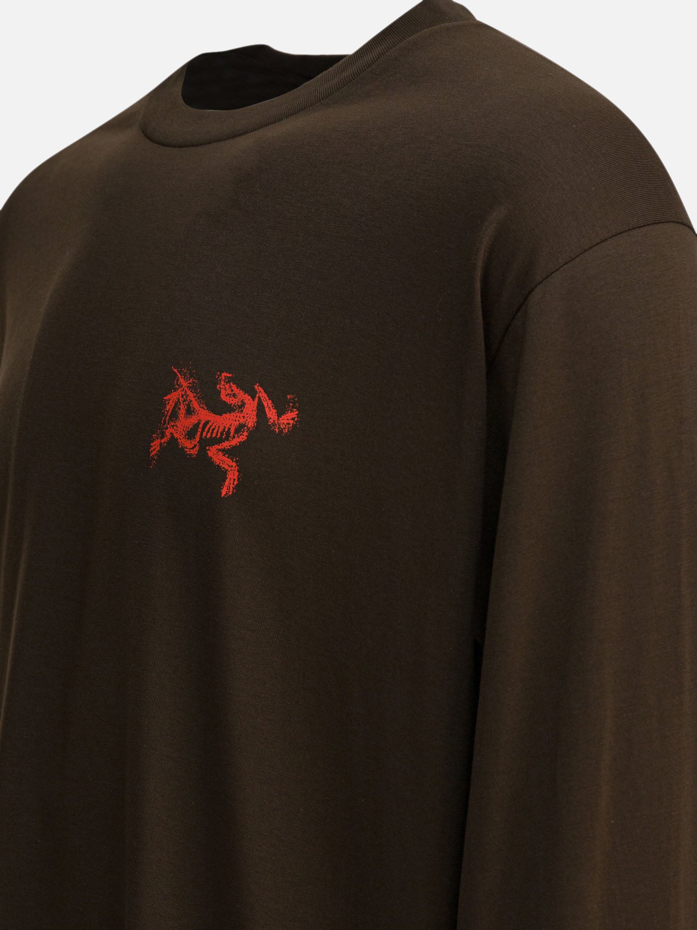 Crewneck t-shirts Logo  Brown - Arc'teryx Men | PDP | VIETTI Online Store | thumbnail_4
