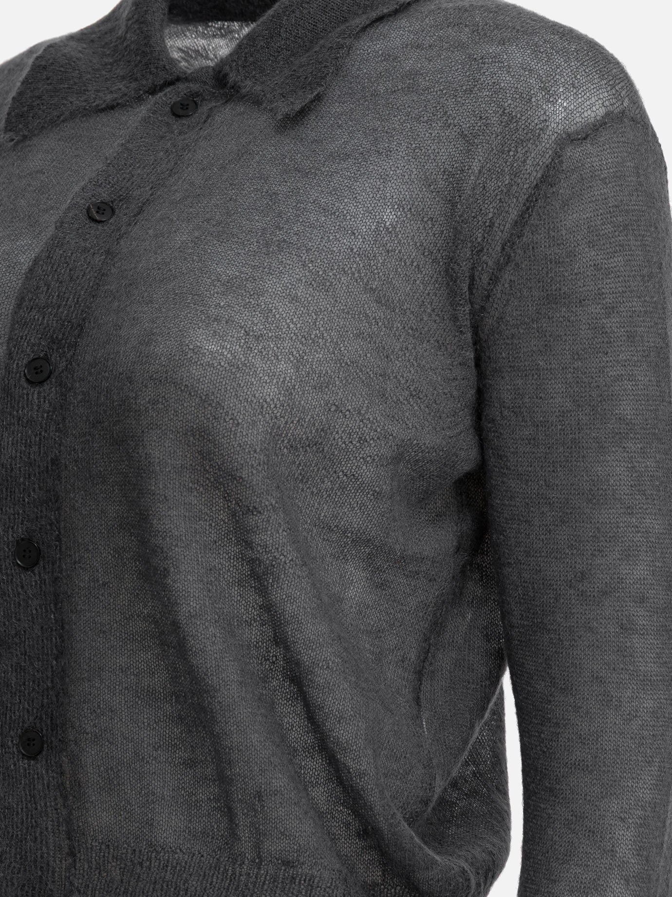 Cardigans Solid colour  Grey - Auralee Women | PDP | VIETTI Online Store | thumbnail_4