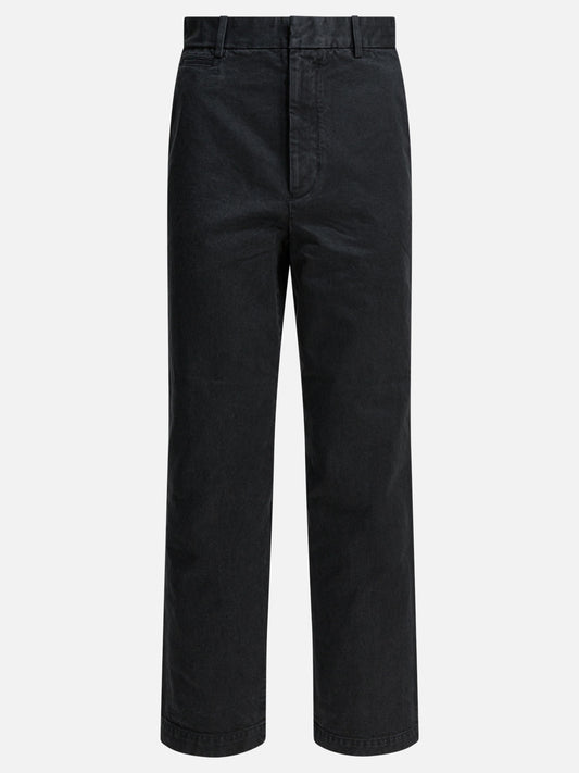 Leisure trousers Solid colour  Black - Auralee Women | PDP | VIETTI Online Store 
