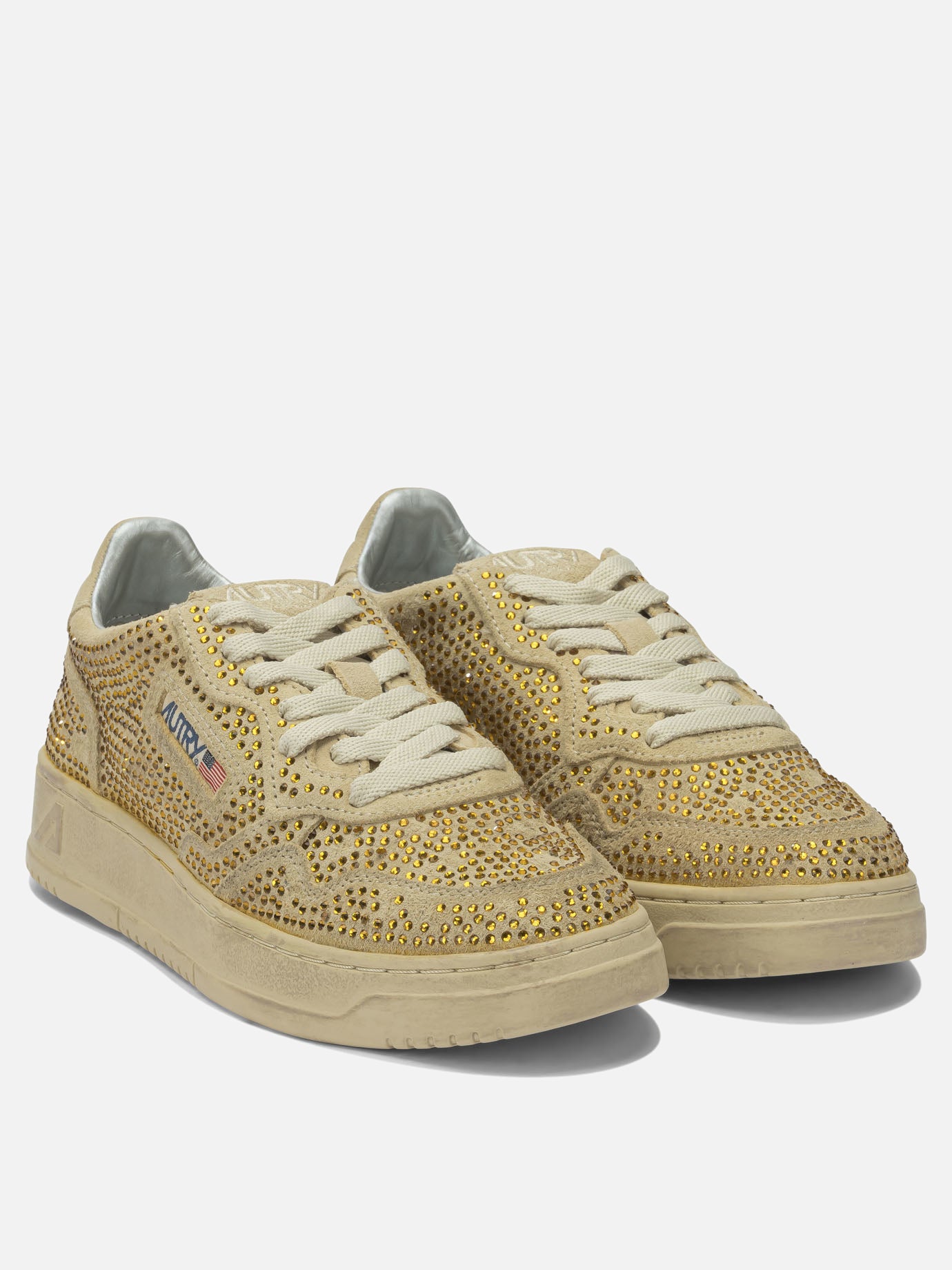 Low top sneakers 100% cow leather - 100% rubber  Beige - Autry Women | PDP | VIETTI Online Store | Zoom-Modal_2
