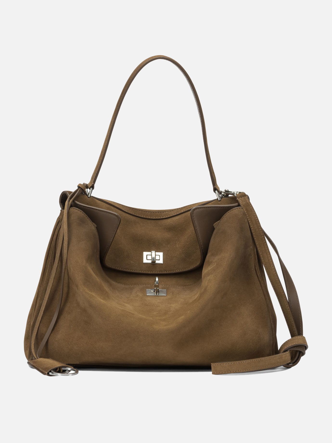 Medium bags Solid colour  Brown - Balenciaga Women | PDP | VIETTI Online Store | Zoom-Modal
