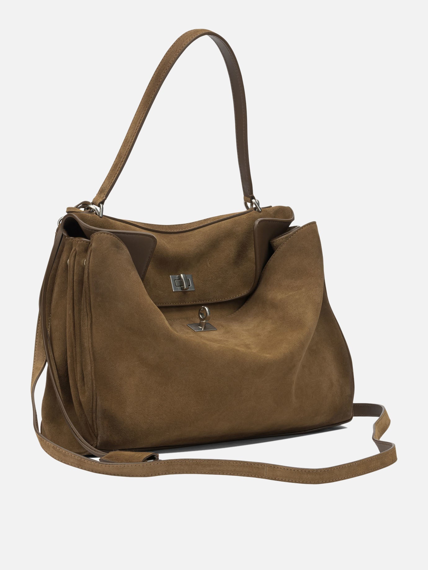 Medium bags Solid colour  Brown - Balenciaga Women | PDP | VIETTI Online Store | thumbnail_2