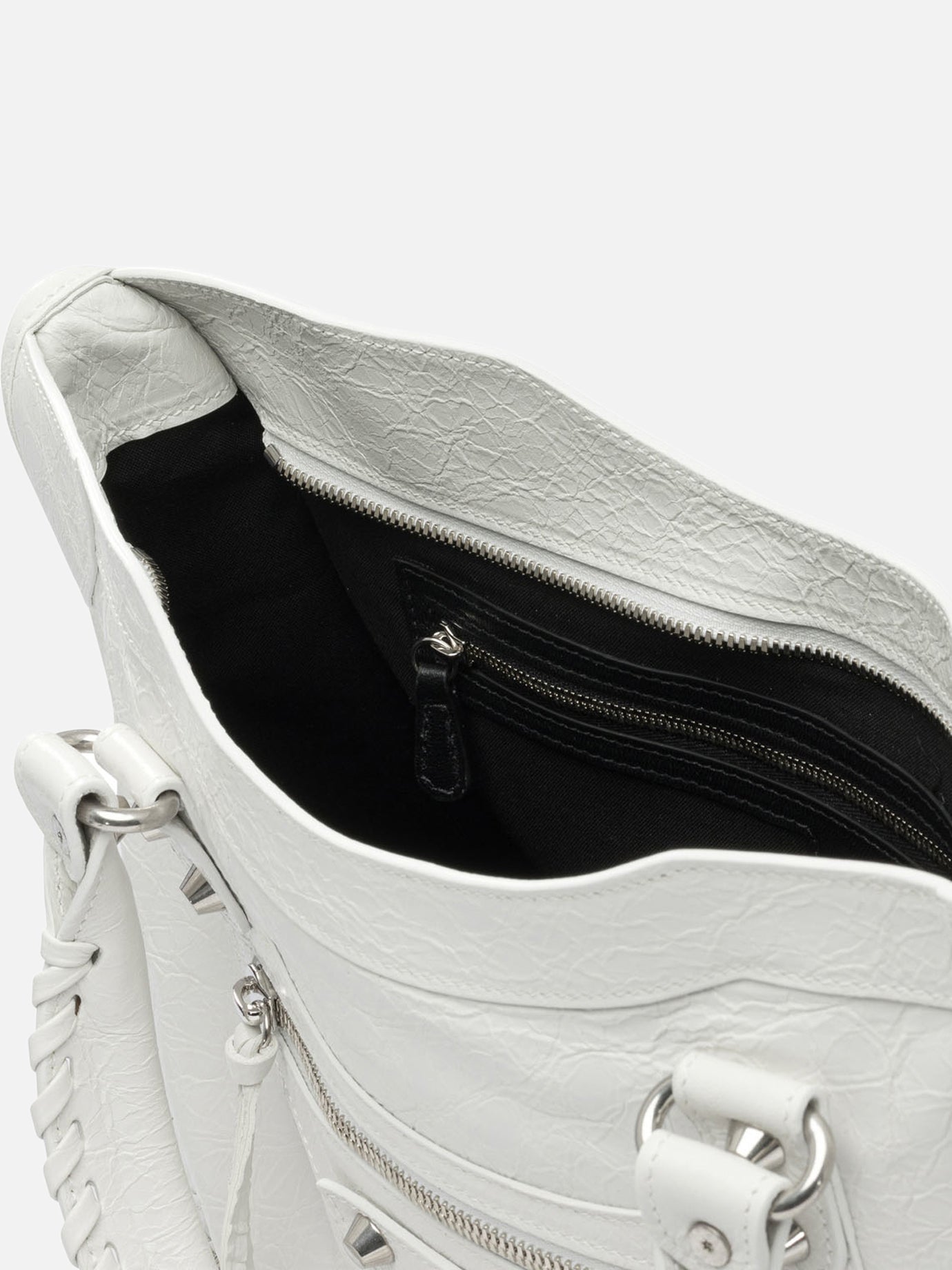 Medium bags 100% lamb leather  White - Balenciaga Women | PDP | VIETTI Online Store | Zoom-Modal_5
