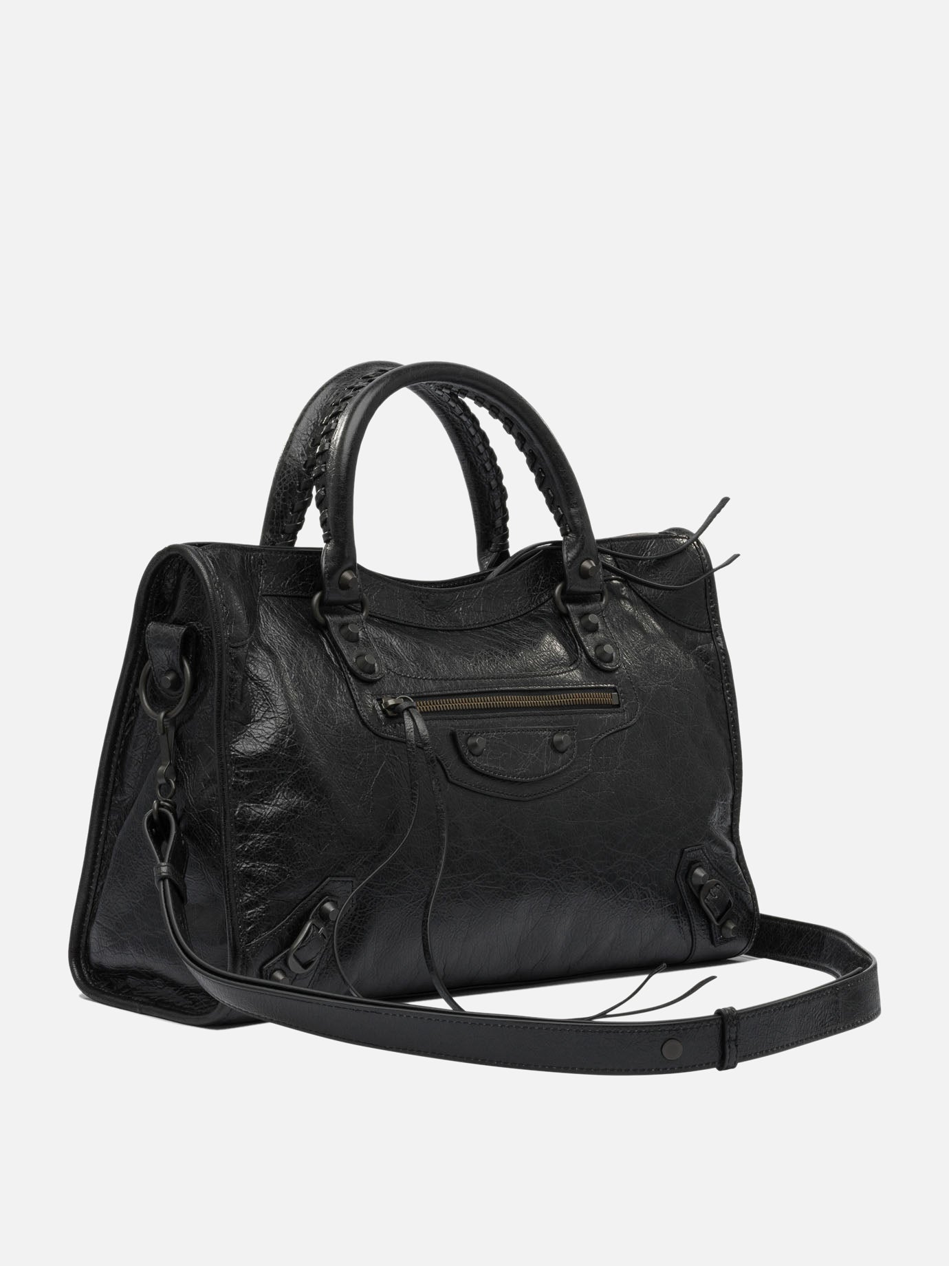Medium bags 100% lamb leather  Black - Balenciaga Women | PDP | VIETTI Online Store | thumbnail_2