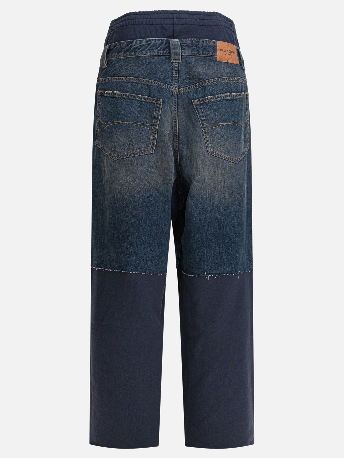 Wide-leg jeans Denim  Blue - Balenciaga Men | PDP | VIETTI Online Store | Zoom-Modal_2
