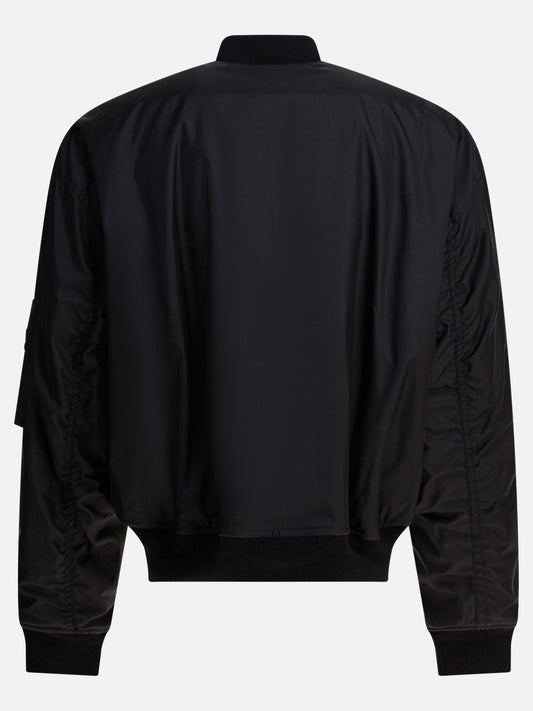 Bomber jackets Logo  Black - Balenciaga Men | PDP | VIETTI Online Store | 2
