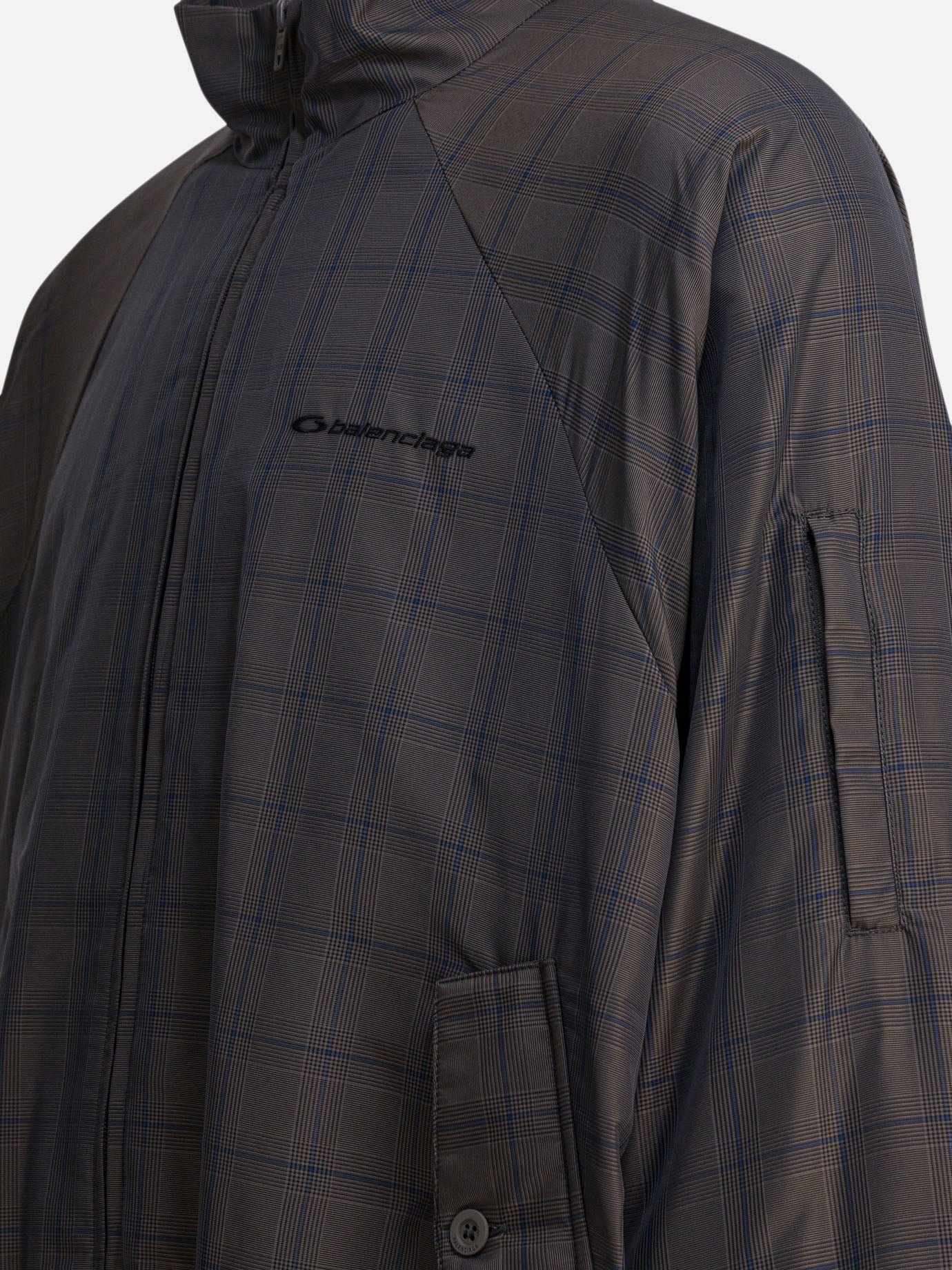 Quilted & Utility Jackets Check  Grey - Balenciaga Men | PDP | VIETTI Online Store | thumbnail_4