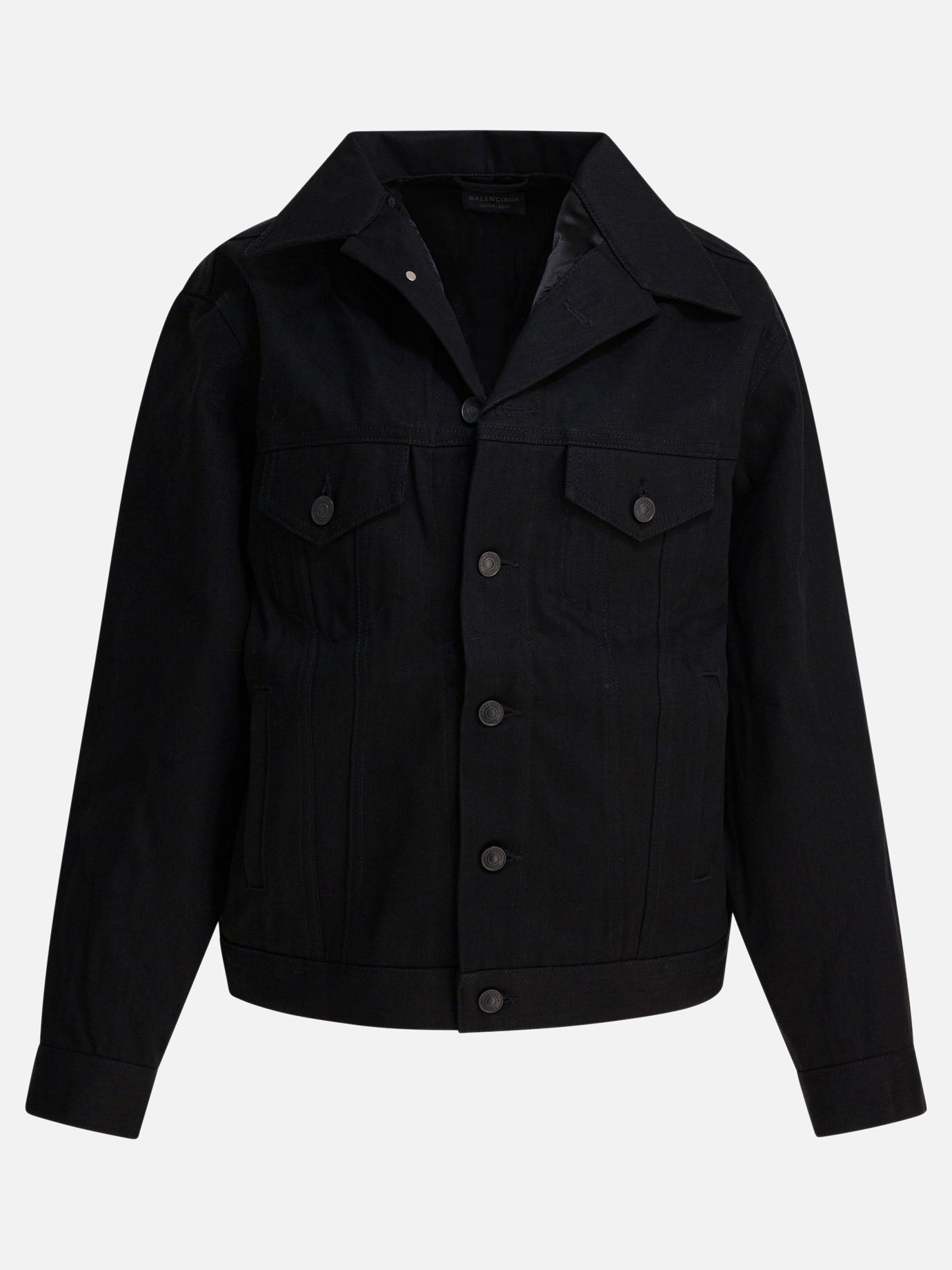 Denim jackets Solid colour  Black - Balenciaga Women | PDP | VIETTI Online Store | thumbnail