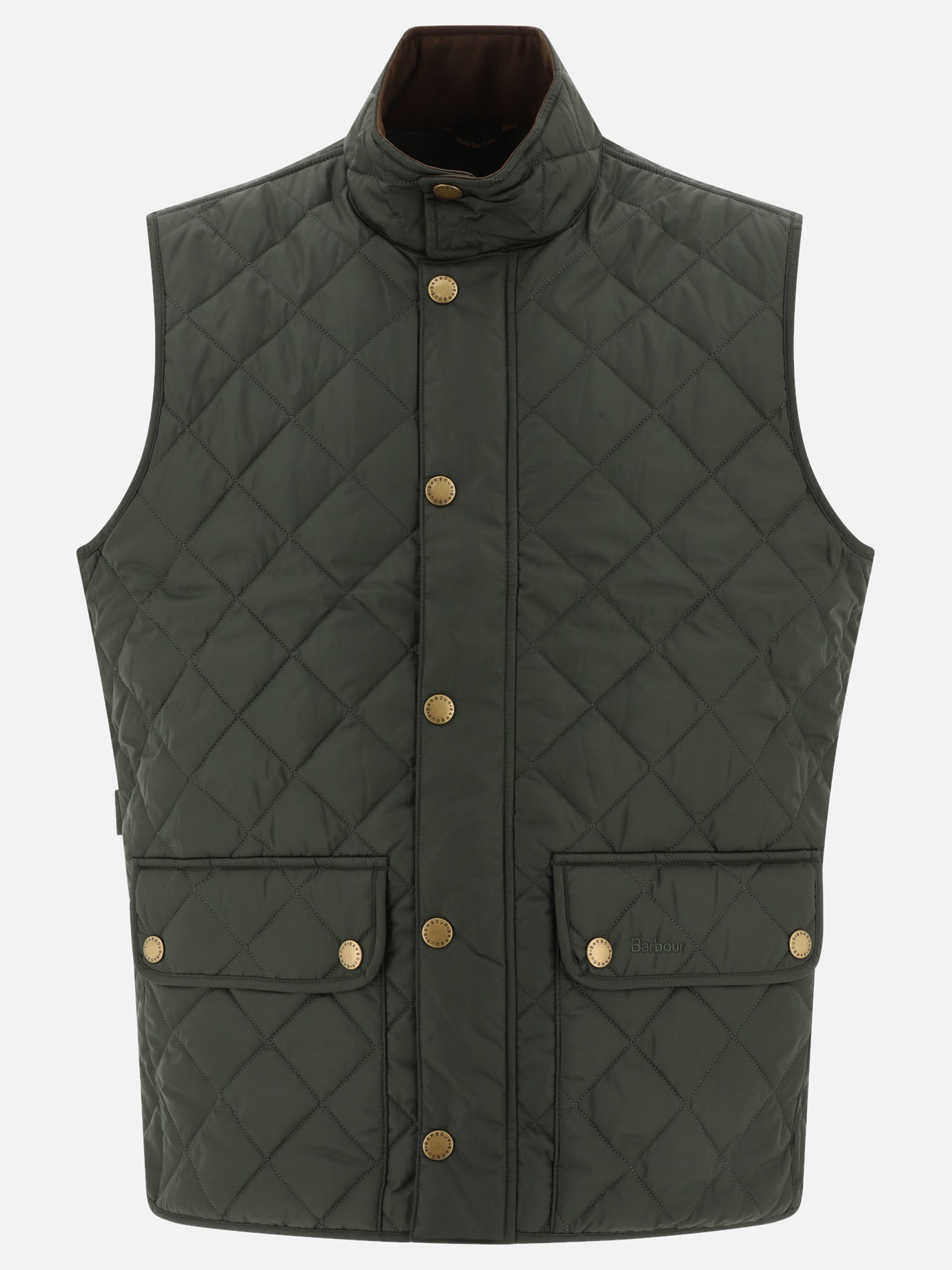 Vest jackets Solid colour  Green - Barbour Men | PDP | VIETTI Online Store | thumbnail