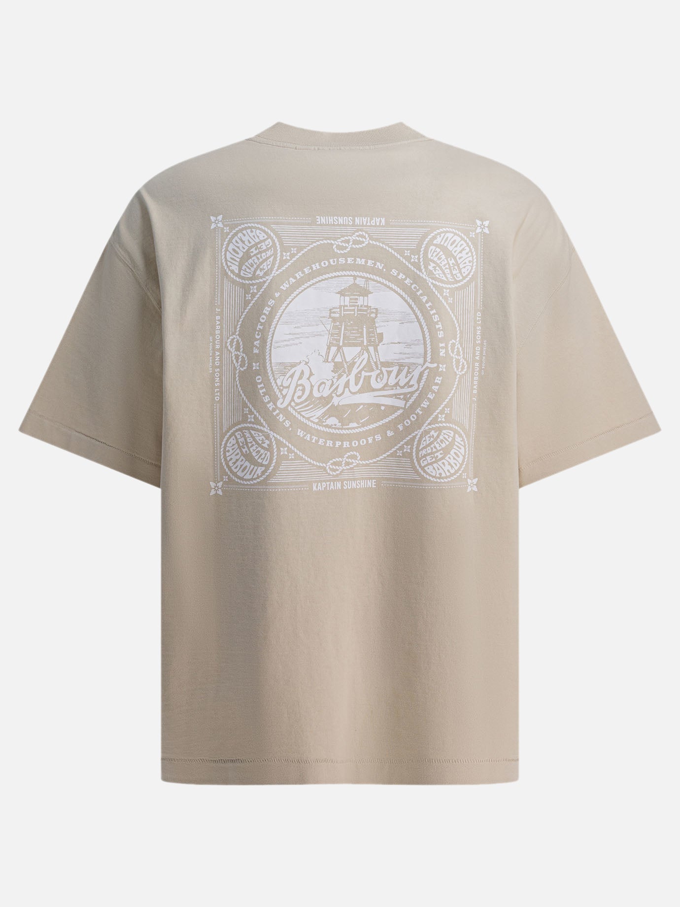 Crewneck t-shirts Print  White - Barbour Men | PDP | VIETTI Online Store | Zoom-Modal_2

