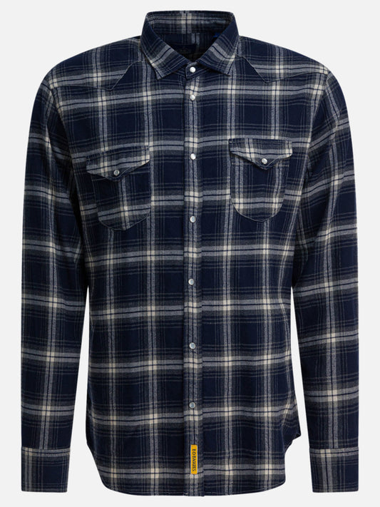 Casual shirts Check  Blue - BD BAGGIES Men | PDP | VIETTI Online Store 

