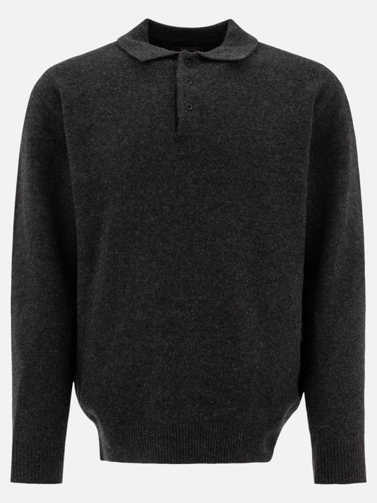 Polo shirts with buttons Solid colour  Grey - Beams Plus Men | VIETTI Online Store 
