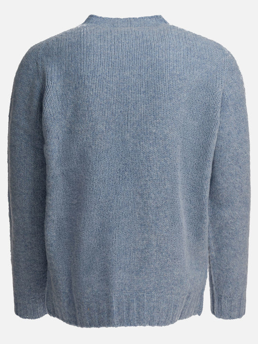 Crewneck sweaters Solid colour  Light blue - Beams Plus Men | PLP | VIETTI Online Store | 2
